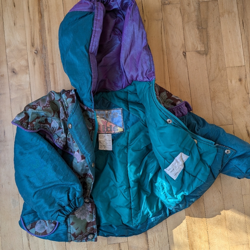 Vintage Izzi's Kids Girls sz 4 Winter Jacket - Picture 2 of 8
